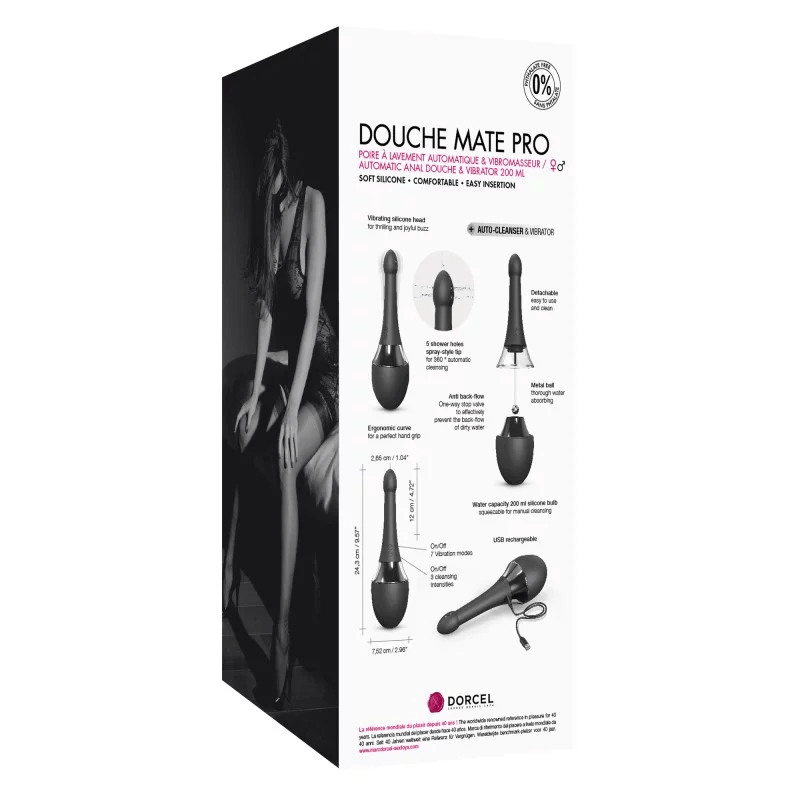 Dorcel Douche Mate Pro: Automatic Anal Douche & Vibrator