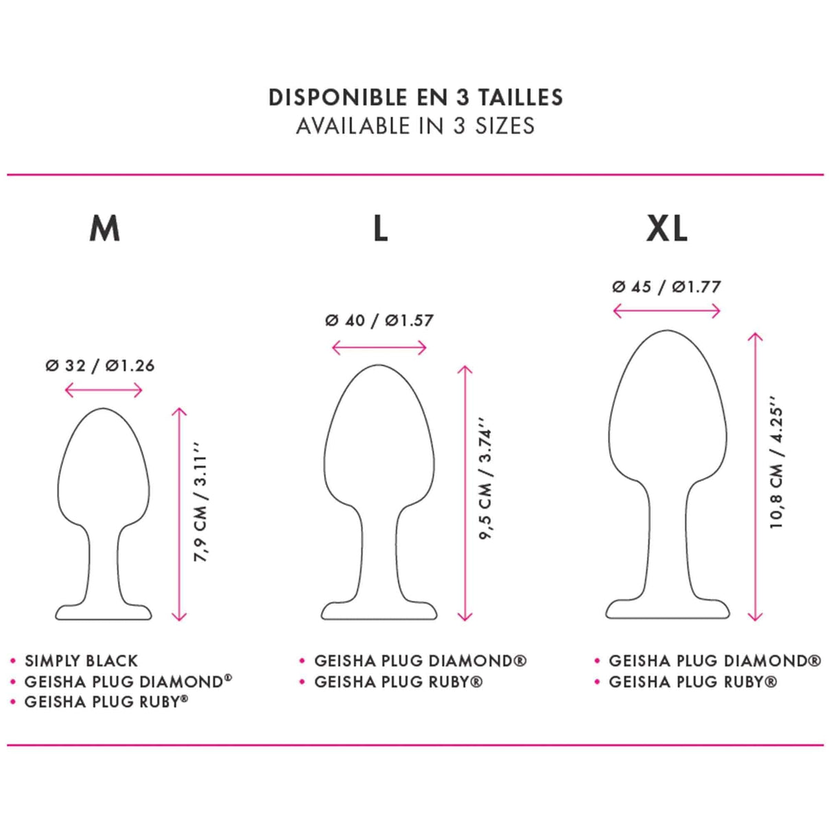 Dorcel Geisha Plug Ruby Large