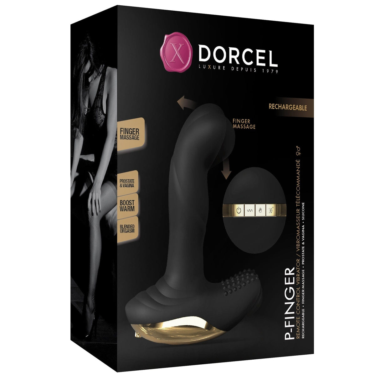 Dorcel P-Finger Vibrator - Remote-Controlled