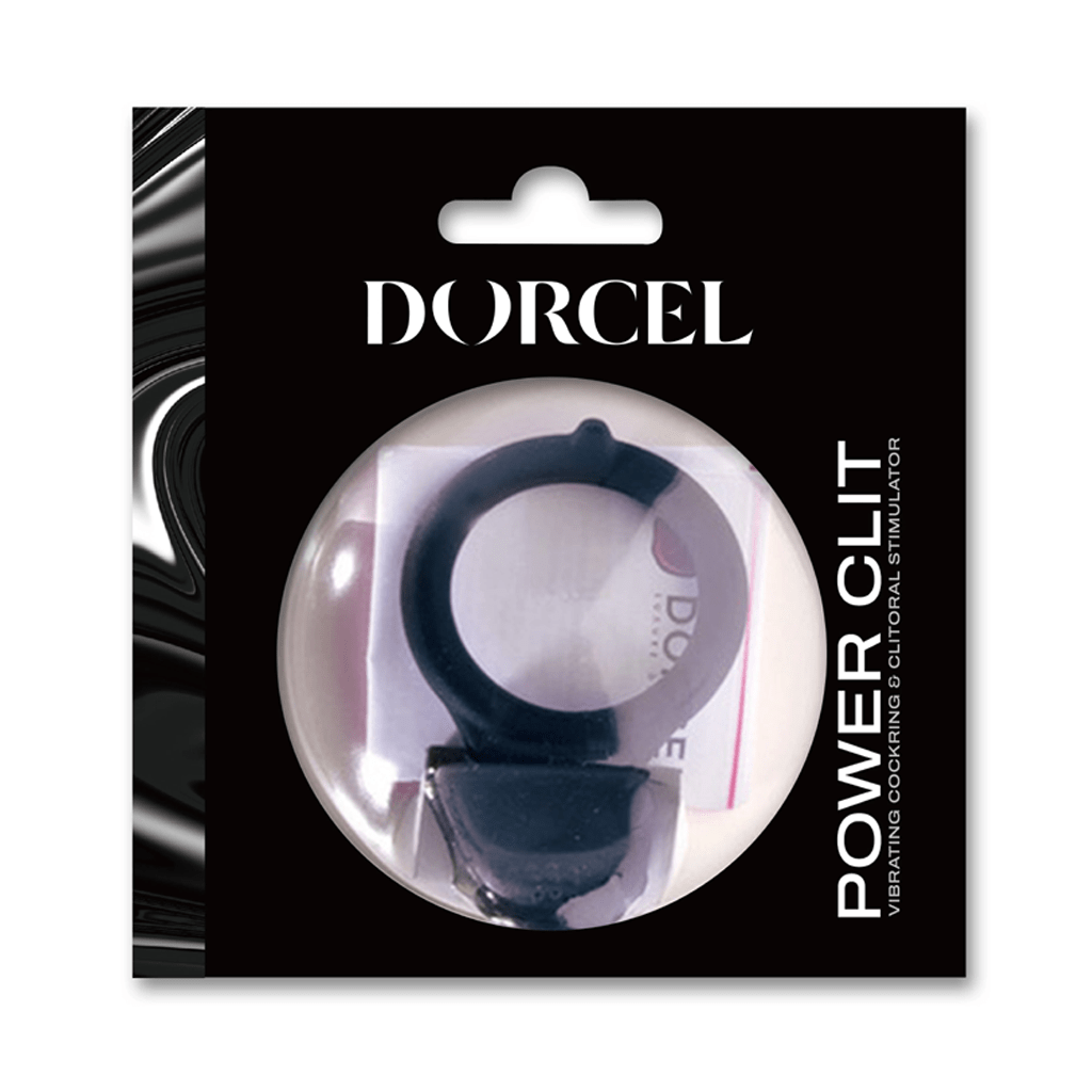 Dorcel Power Clit - Penile & Clitoral Viubration - Black