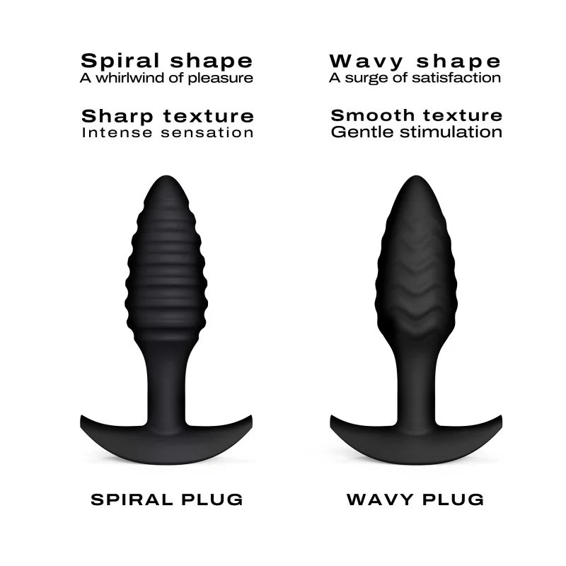 Dorcel Spiral Silicone Anal Plug - Luxurious