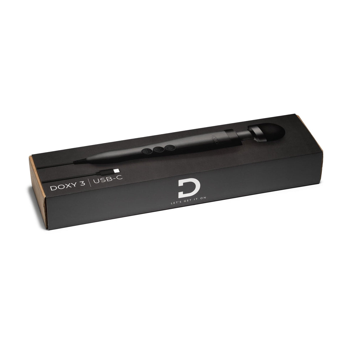 Doxy 3 USB-C - Wand Massager - Matte Black
