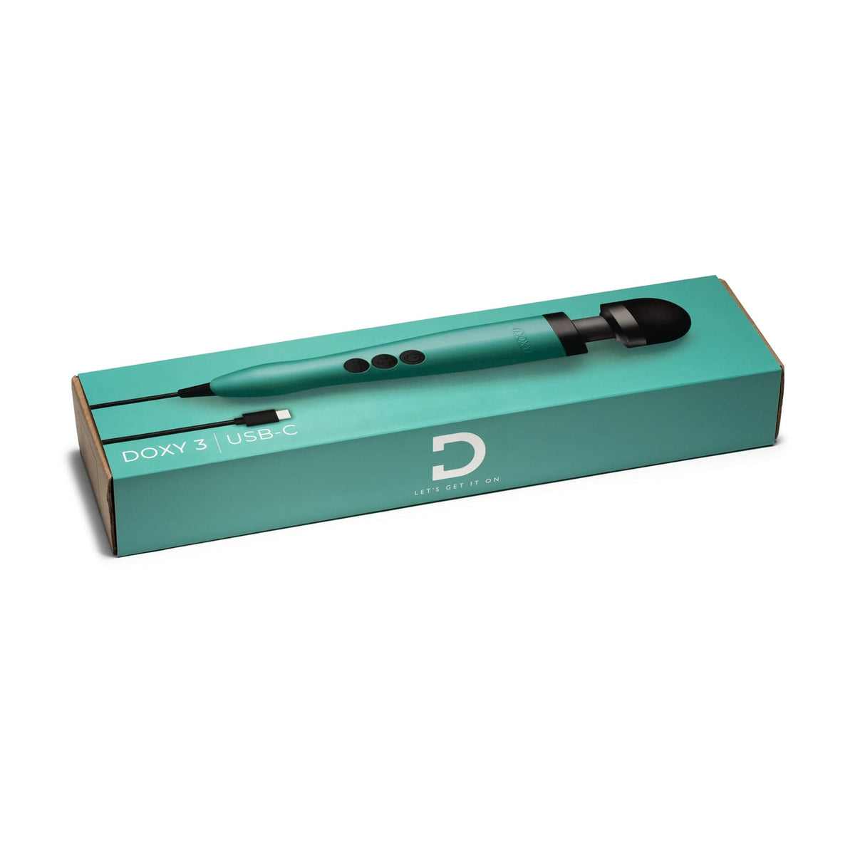 Doxy 3 USB-C - Wand Massager - Turquoise