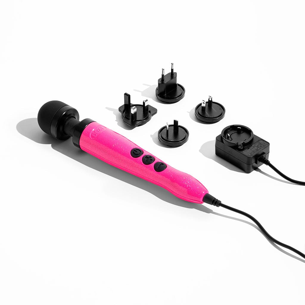 Doxy Die Cast 3 - Breast Cancer Awareness Edition - Wand Massager - Hot Pink
