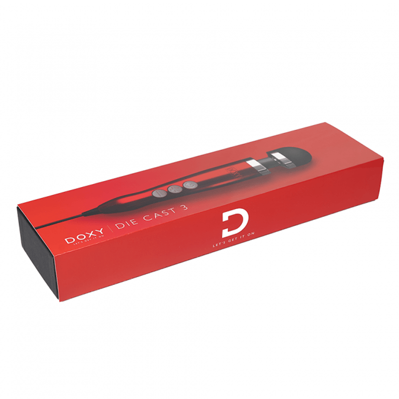 Doxy Die Cast 3 - Wand Massager - Candy Red