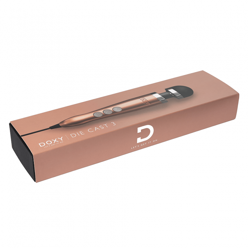 Doxy Die Cast 3 Wand Massager - Rose Gold
