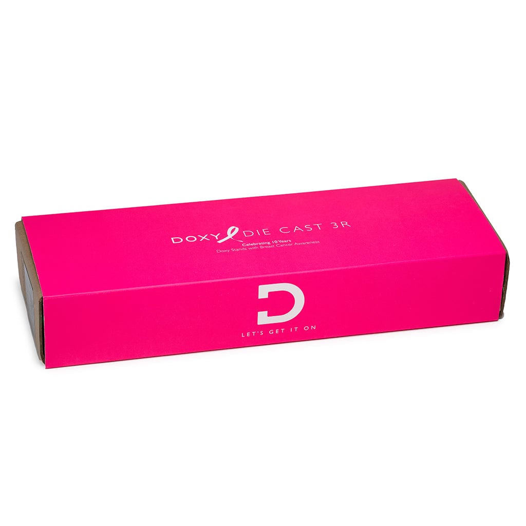 Doxy Die Cast 3R - Breast Cancer Awareness Edition - Wand Massager - Hot Pink