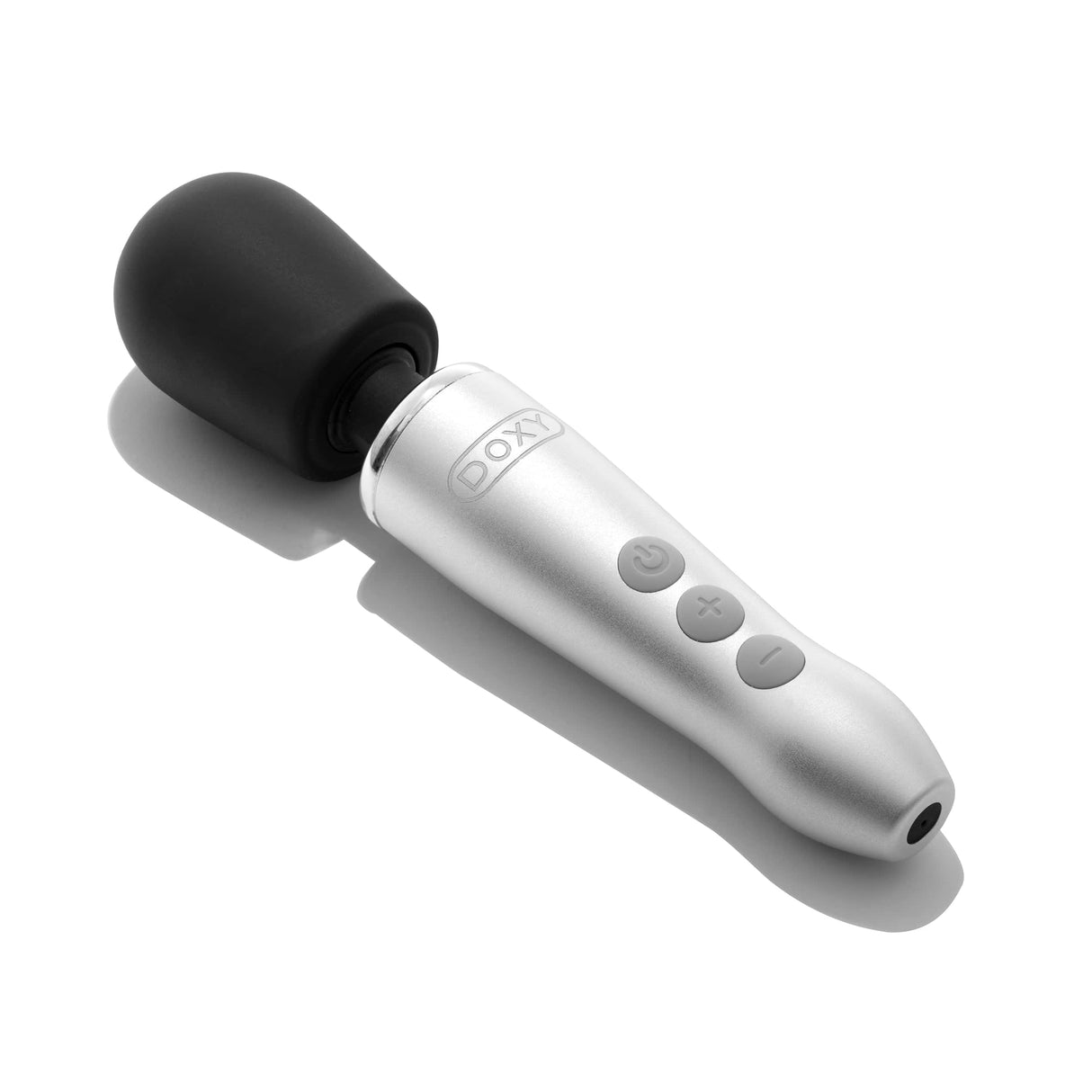 Doxy Go Wand Massager - Brushed Metal