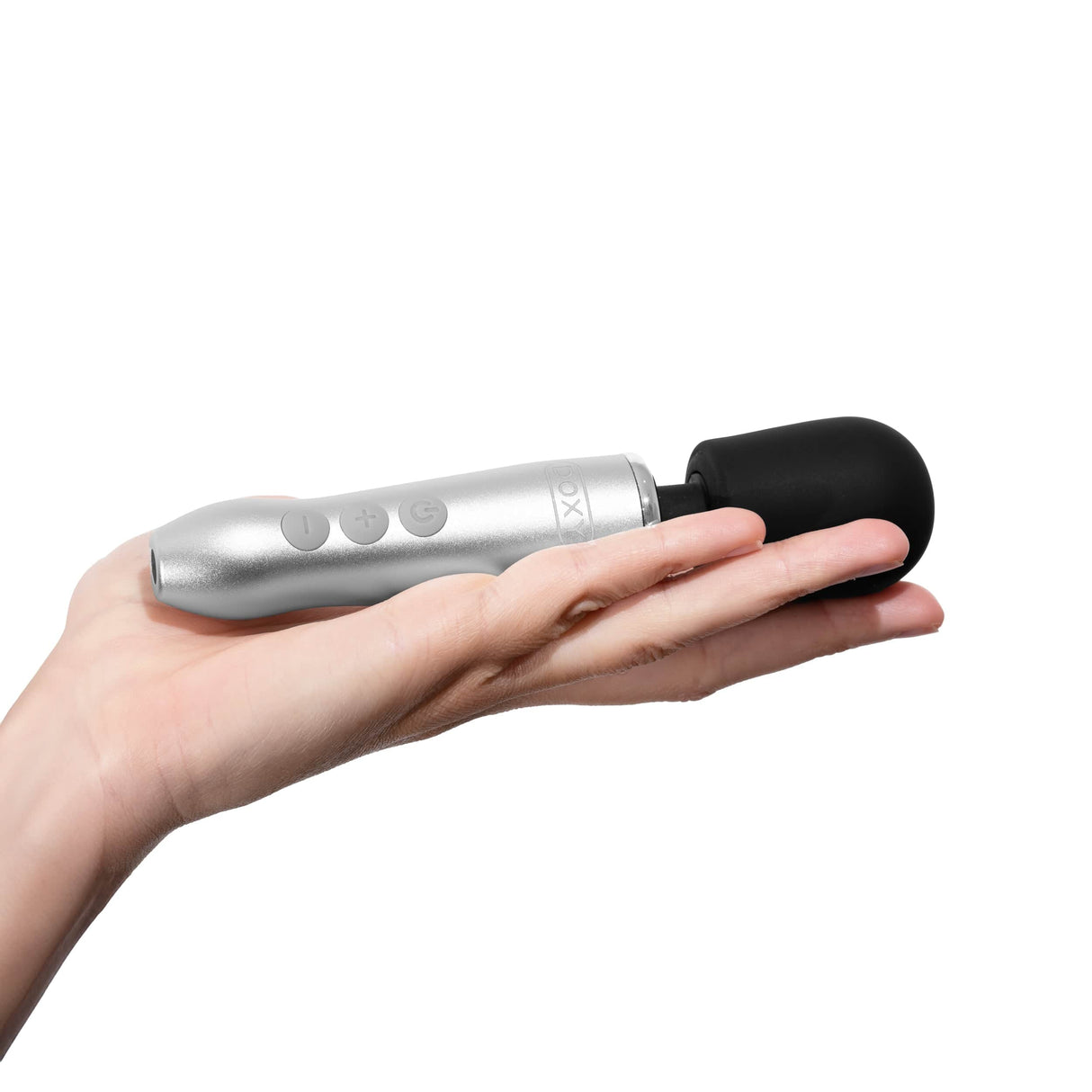 Doxy Go Wand Massager - Brushed Metal