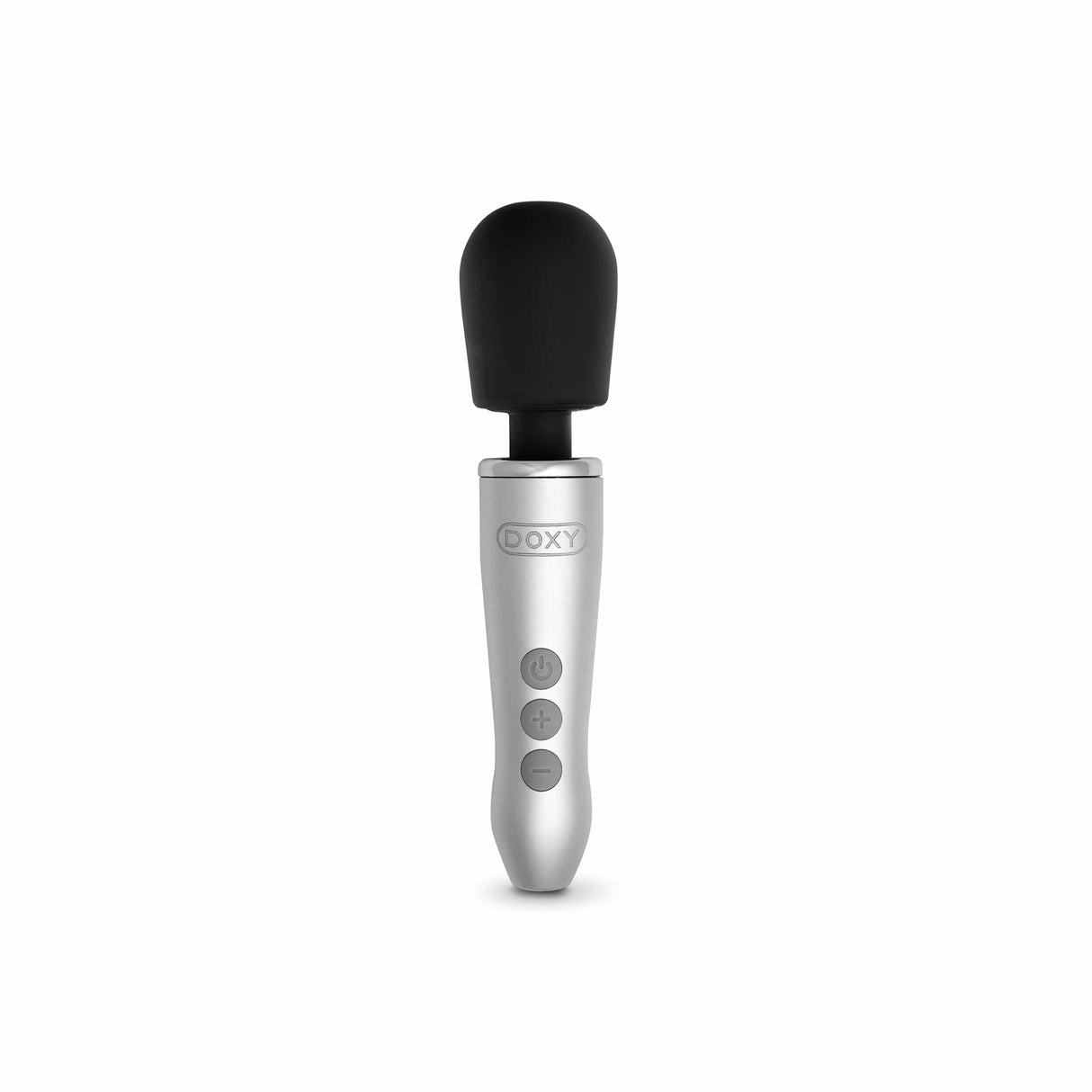 Doxy Go Wand Massager - Brushed Metal