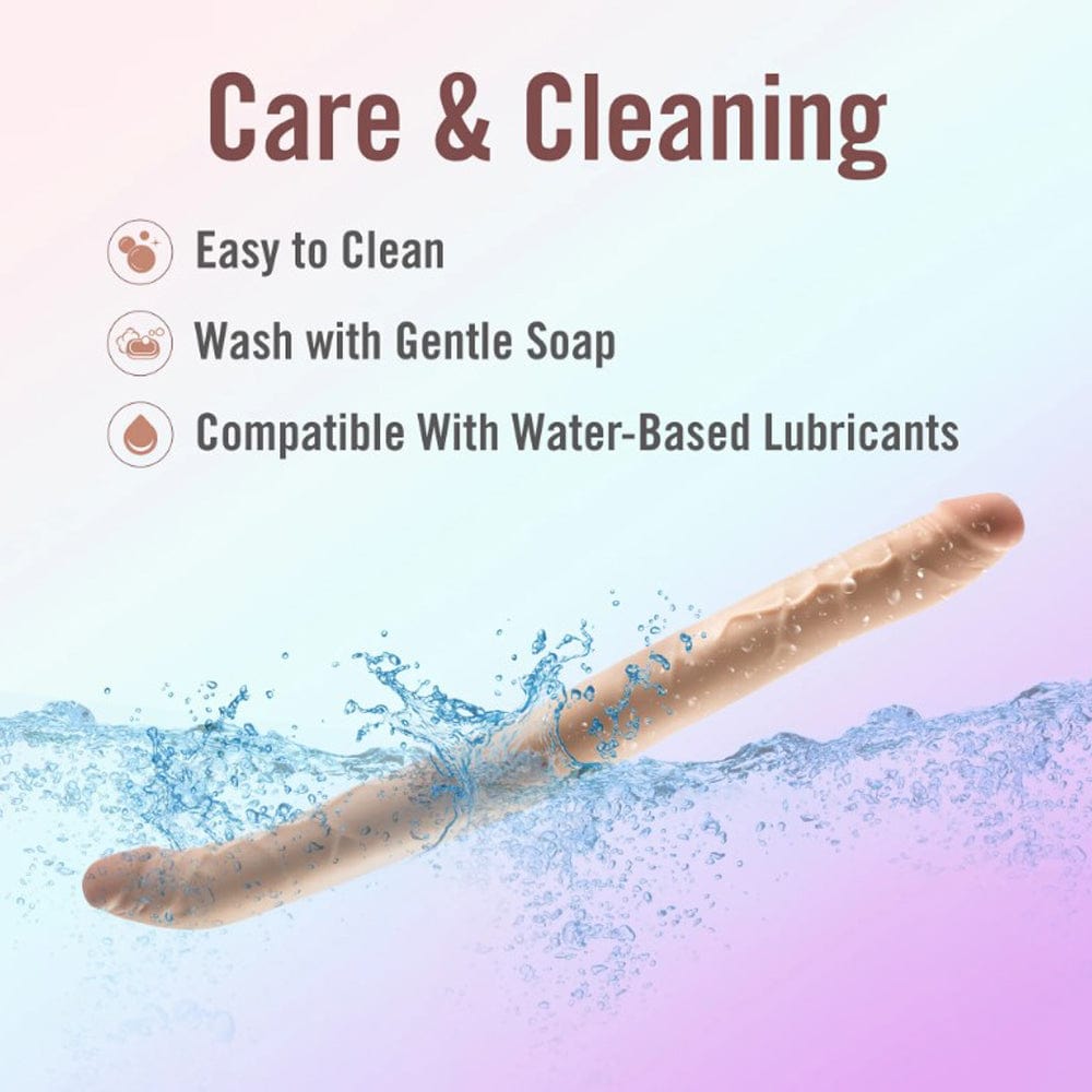 Dr. Skin Plus 16.5” Posable Double Dong