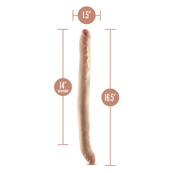 Dr. Skin Plus 16.5” Posable Double Dong