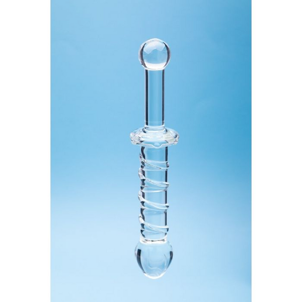 Clarity - Glass Dildo - Elysian Swirl