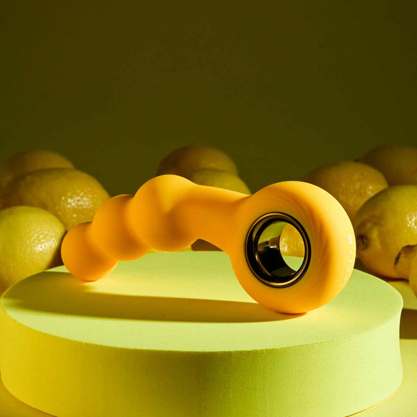 Gender-X Bumble Yellow Vibrating Butt Plug