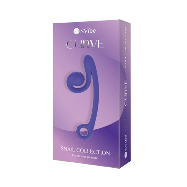 SVibe Snail CURVE Purple Dual-Stimulation Rabbit Vibrator