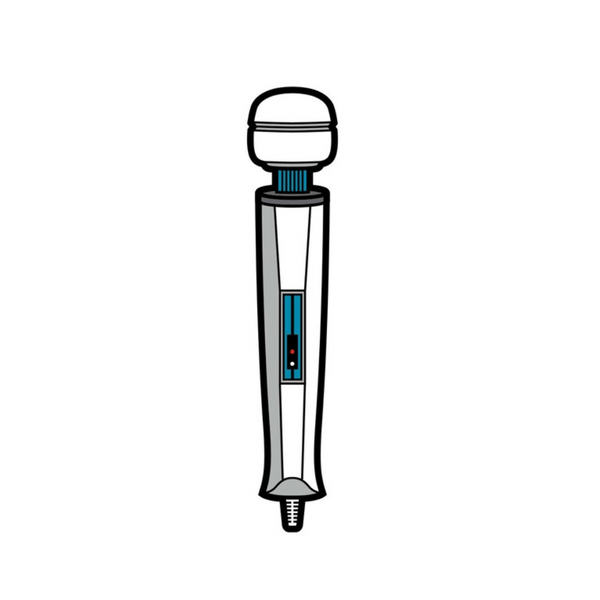 Enamel Pin: Wand Massager