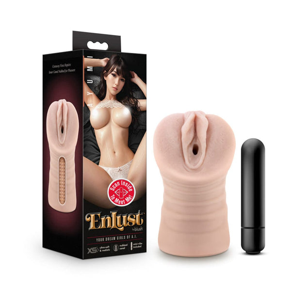 EnLust Ayumi AI Vibrating Pussy Stroker - Blush