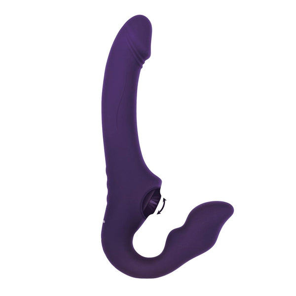 Evolved 2 Become 1 Remote-Controlled Strapless Strap-On Vibrator