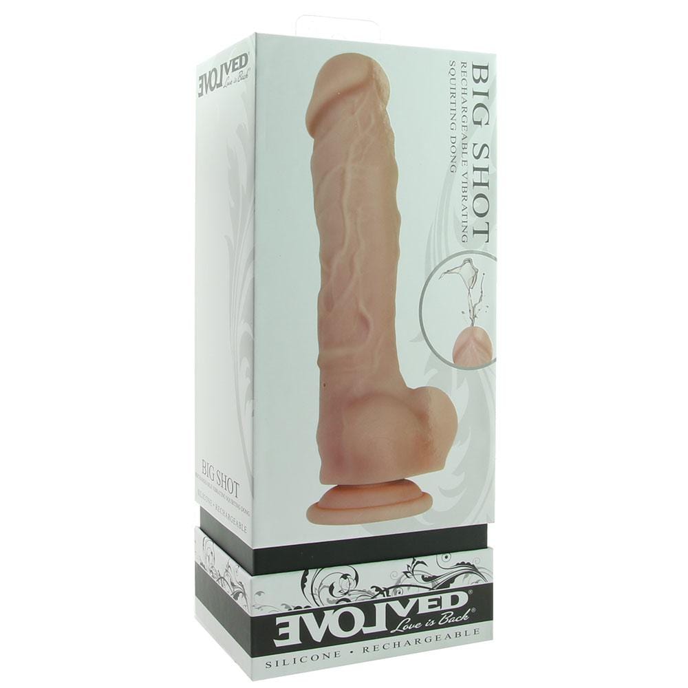 Evolved Big Shot Vibrating & Squirting Dildo