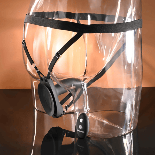 Evolved Come Closer Remote-Controlled Harness Vibrator