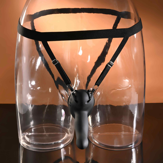 Evolved Come Closer Remote-Controlled Harness Vibrator