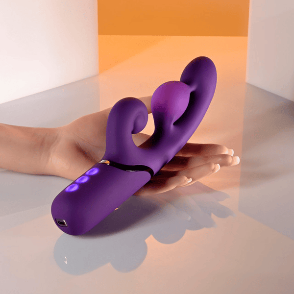 Evolved Pleasure Puff Inflatable Dual-Motor Rabbit Vibrator