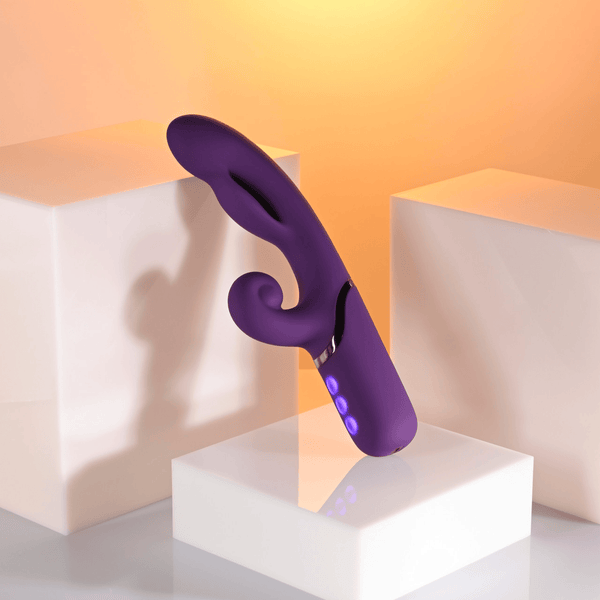 Evolved Pleasure Puff Inflatable Dual-Motor Rabbit Vibrator