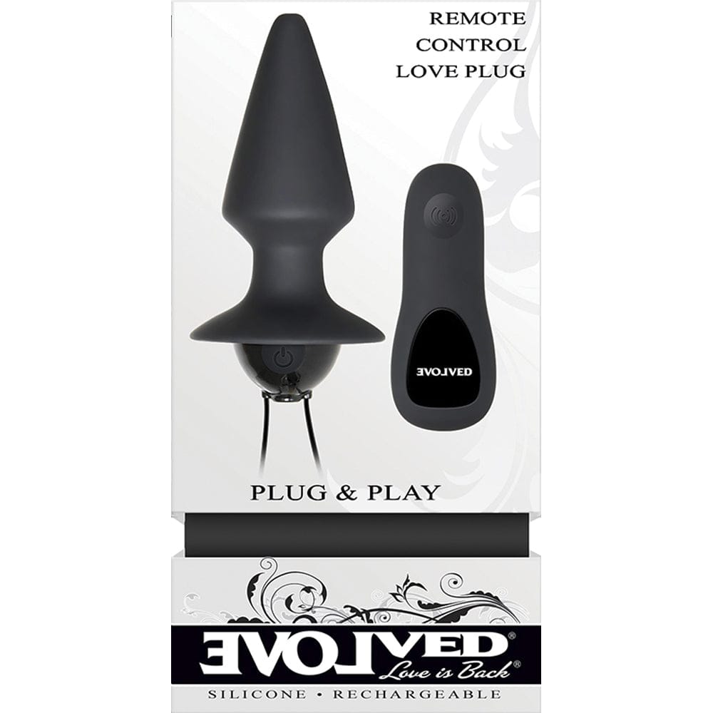 Evolved Plug & Play w RemoteButt Plug
