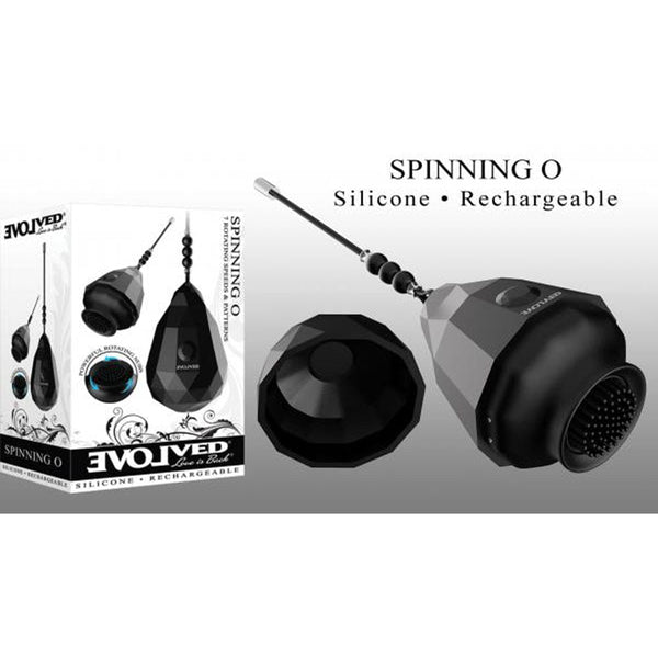Evolved Rechargeable Spinning O Clitoral Stimulator