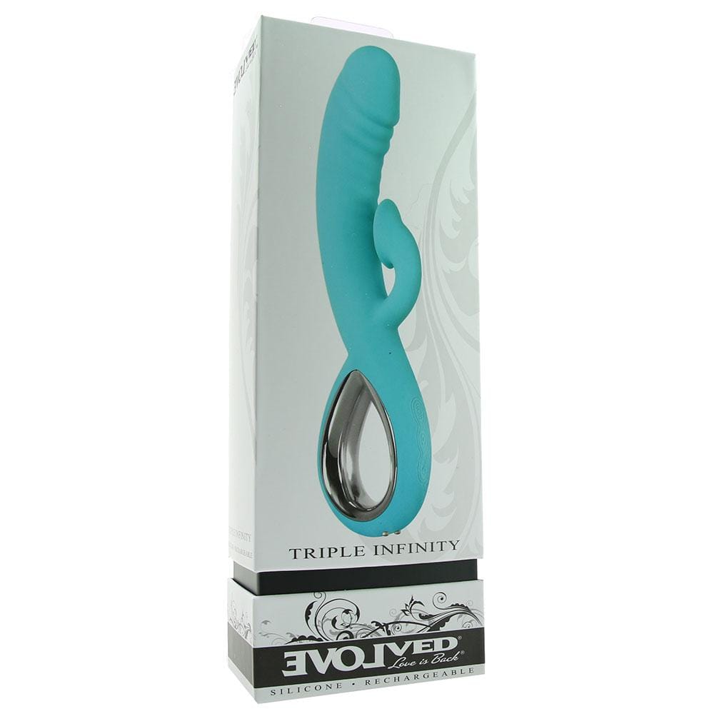 Evolved Triple Infinity Heated Clitoral Suction Vibe