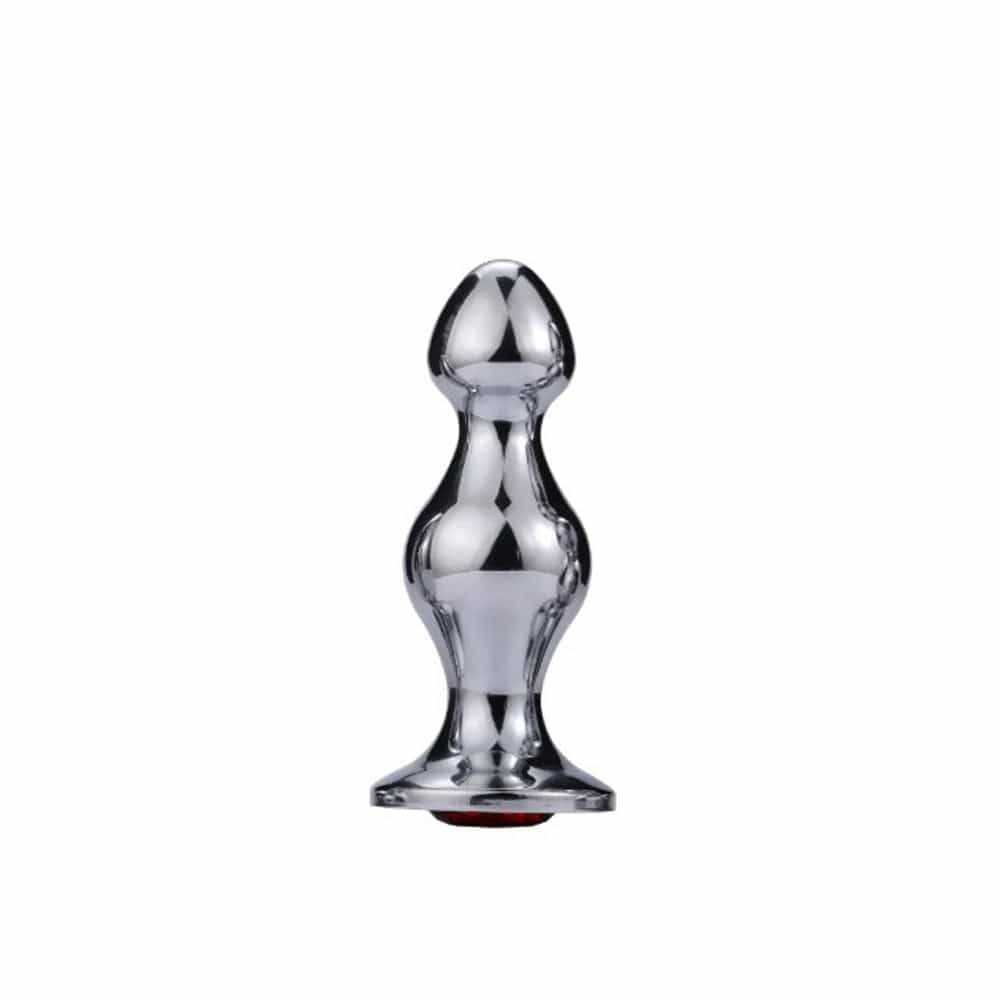 Extreme Anal Double Bead with Onyx Gem