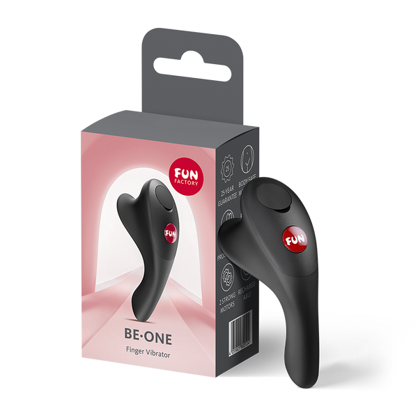 Fun Factory Be·One Black Finger Vibrator