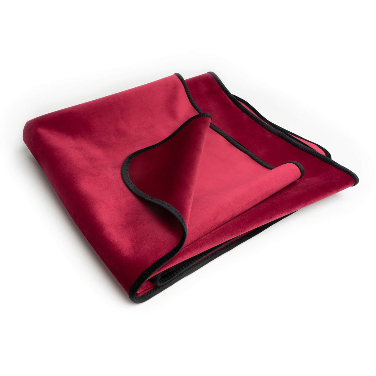 Fascinator Lush Throw Merlot Microvelvet - King Size