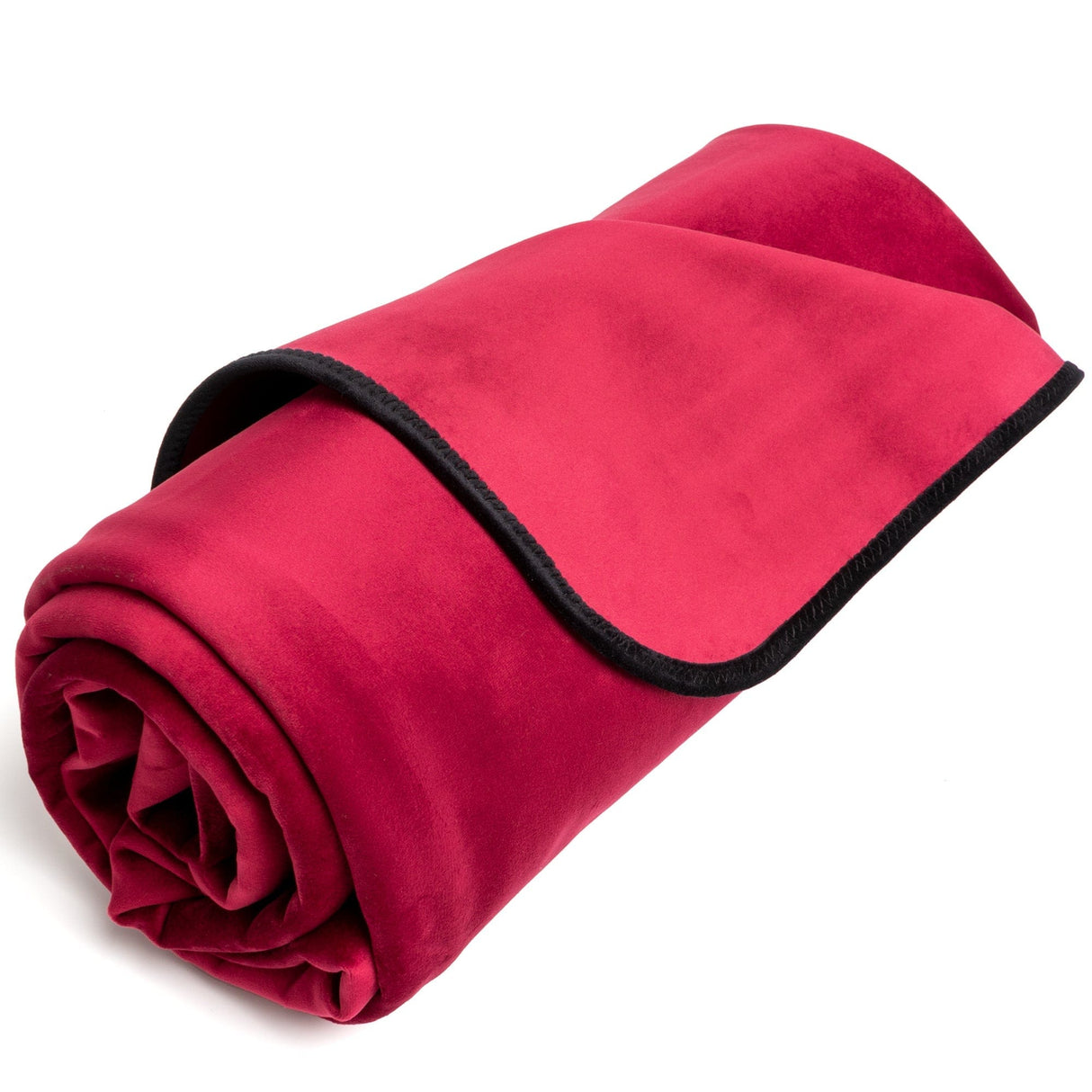 Fascinator Throw Merlot Microvelvet - Mini