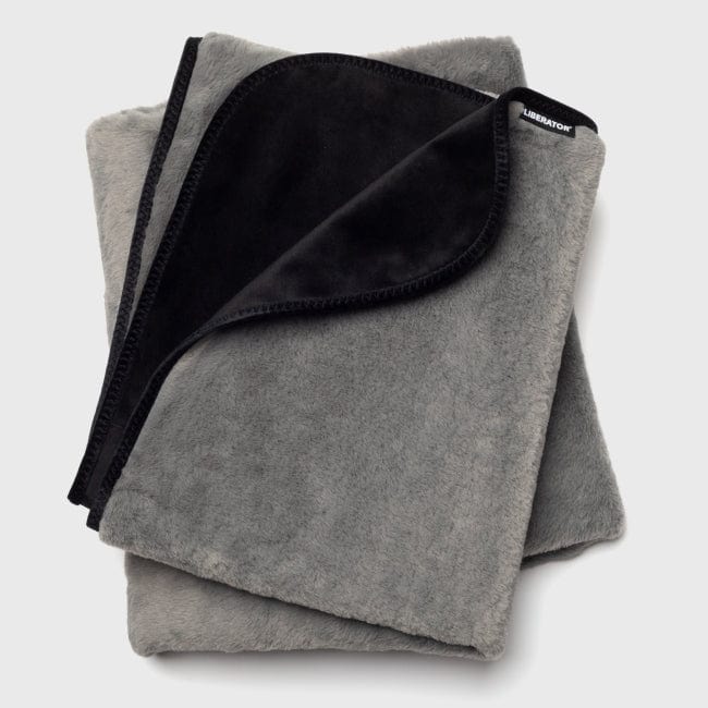 Fasinator Throw - Regular size - Faux Fur Grey & Black