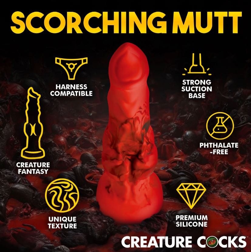 Fire Hound Silicone Dildo - Small