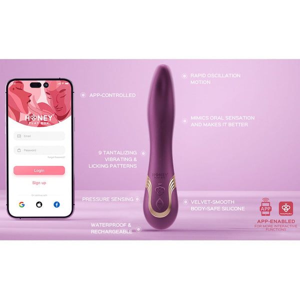 Fling App-Enabled Licking Vibrator