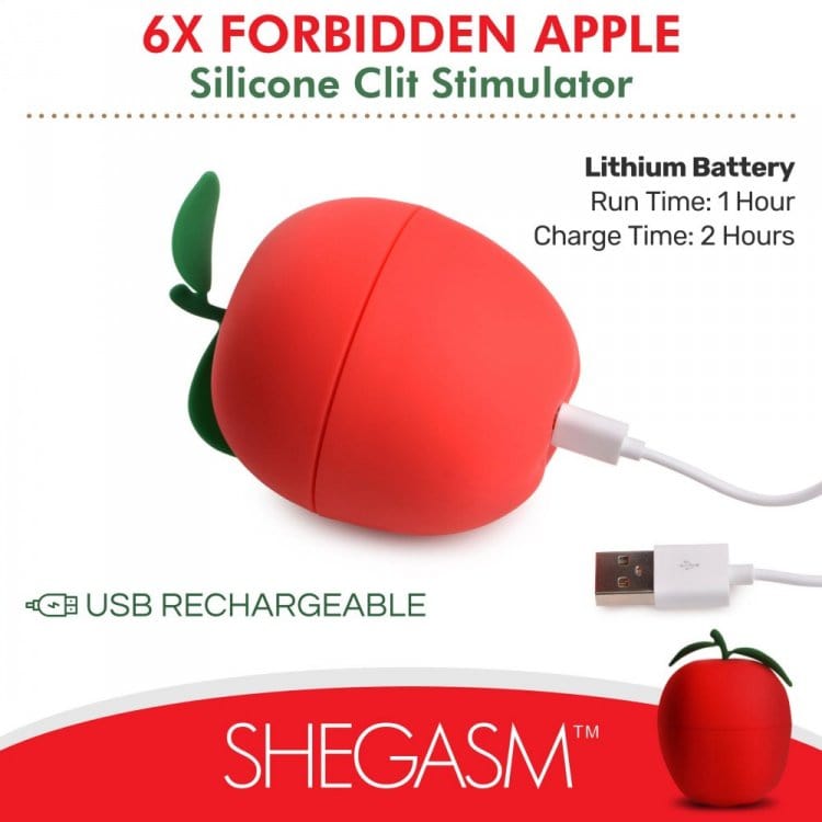 Forbidden Apple Silicone Clitoral Stimulator