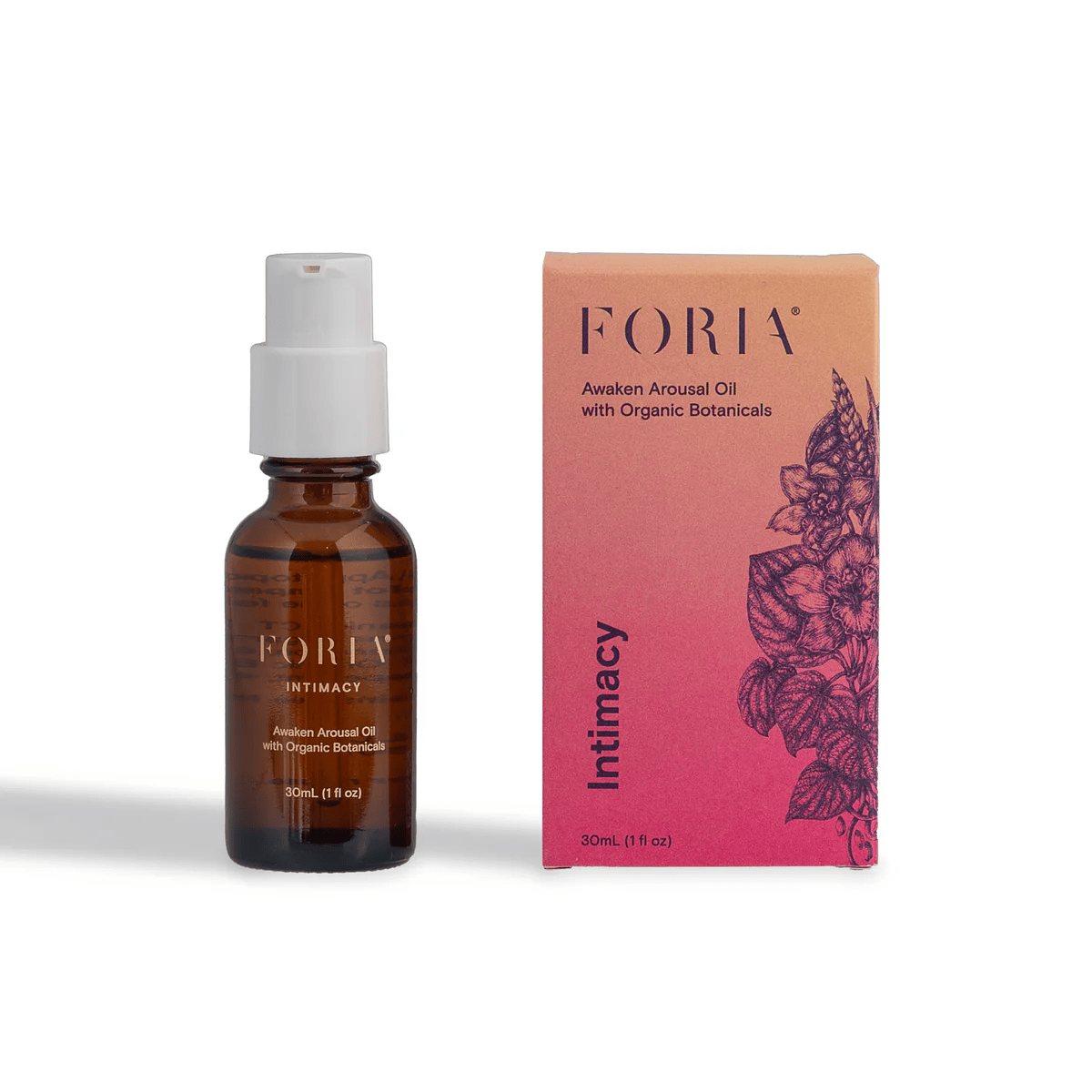FORIA Intimacy Awaken Arousal Oil with Organic Botanicals 30ml / 1oz