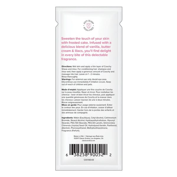 Frosted Cake Shave Cream.5oz Foil