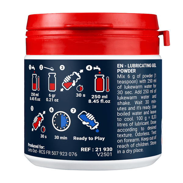 Fuck & Fist FF Powder 100g Water-Activated Lube
