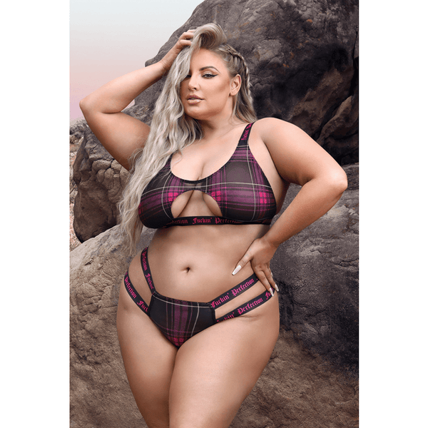 Fuckin' Perfection Cutout Bralette & Panty