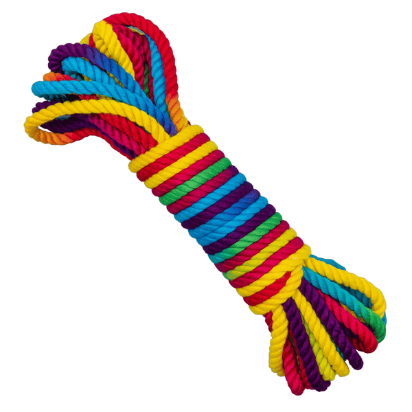 Funfetti Rainbow Bondage Rope