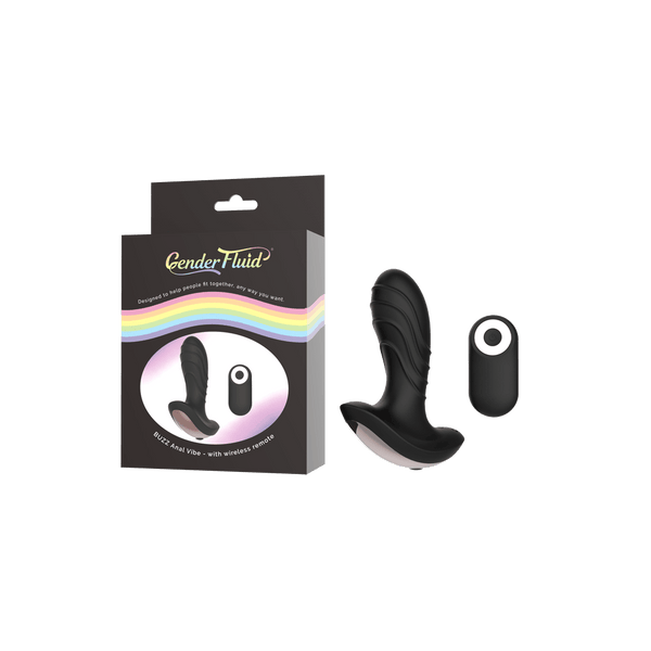 Gender Fluid Buzz Remote Anal Vibe *