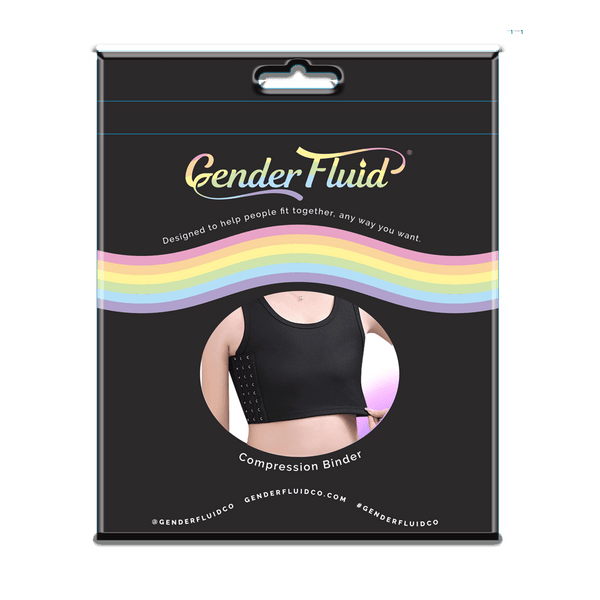 Gender Fluid Chest Binder Black - Large