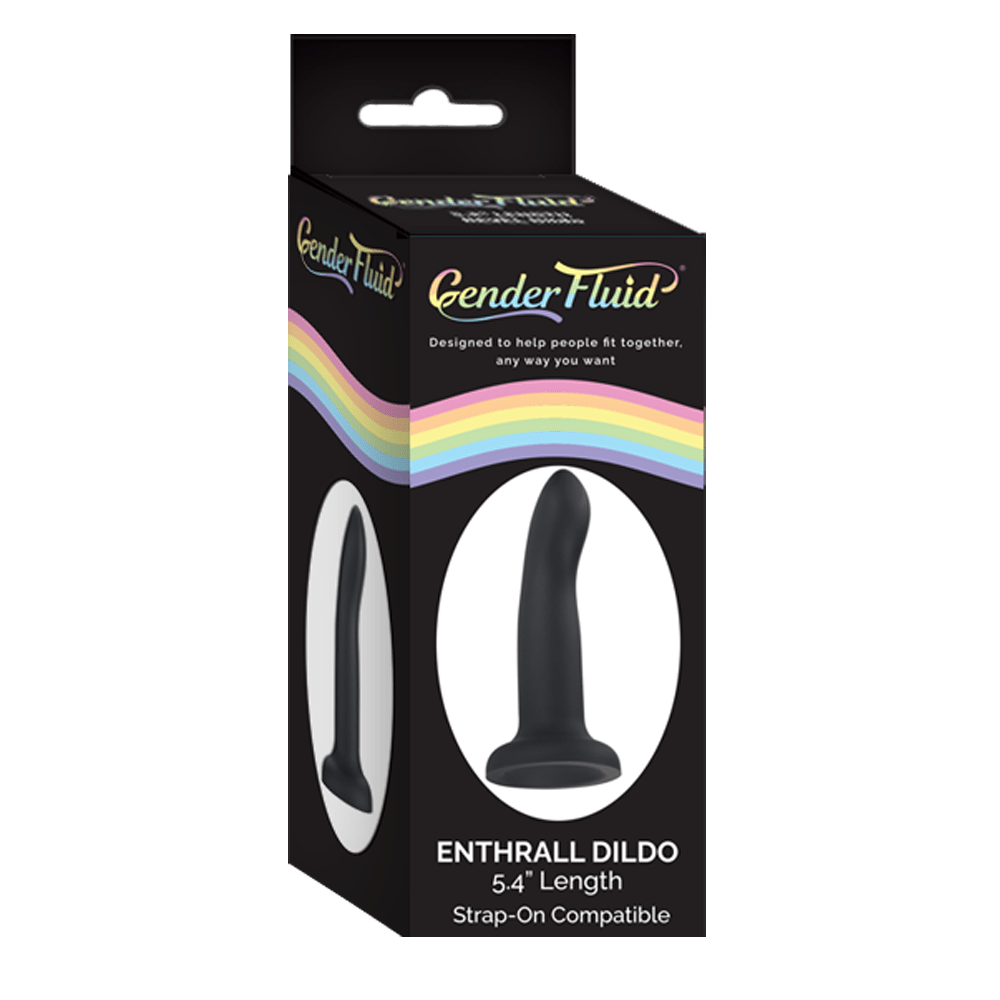 Gender Fluid Enthrall 5.4" Dildo - Black