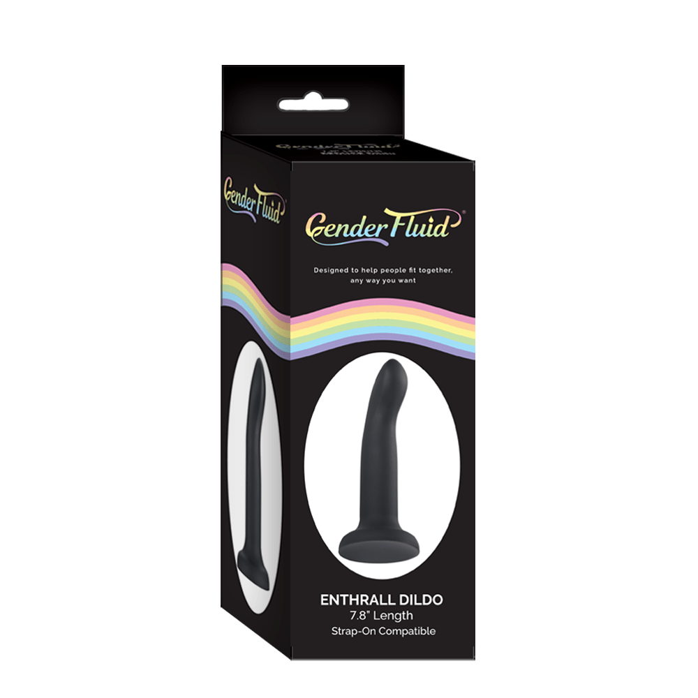 Gender Fluid Enthrall 7.8" Dildo - Black