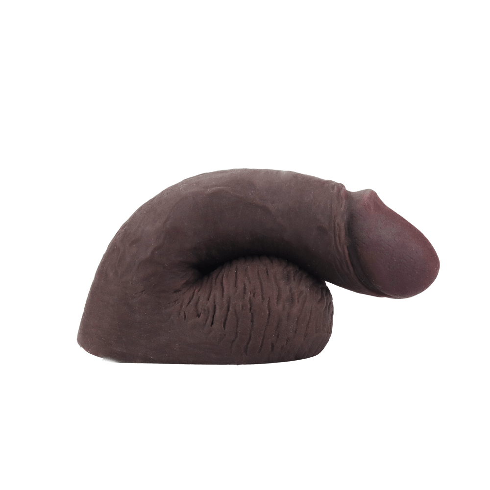 Gender Fluid Soft Packer 5" -Dark Brown*