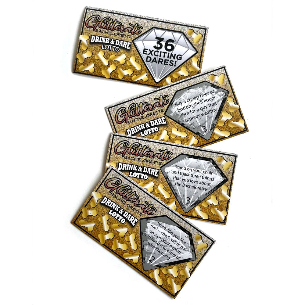 Glitterati Drink & Dare Lotto 36pc *