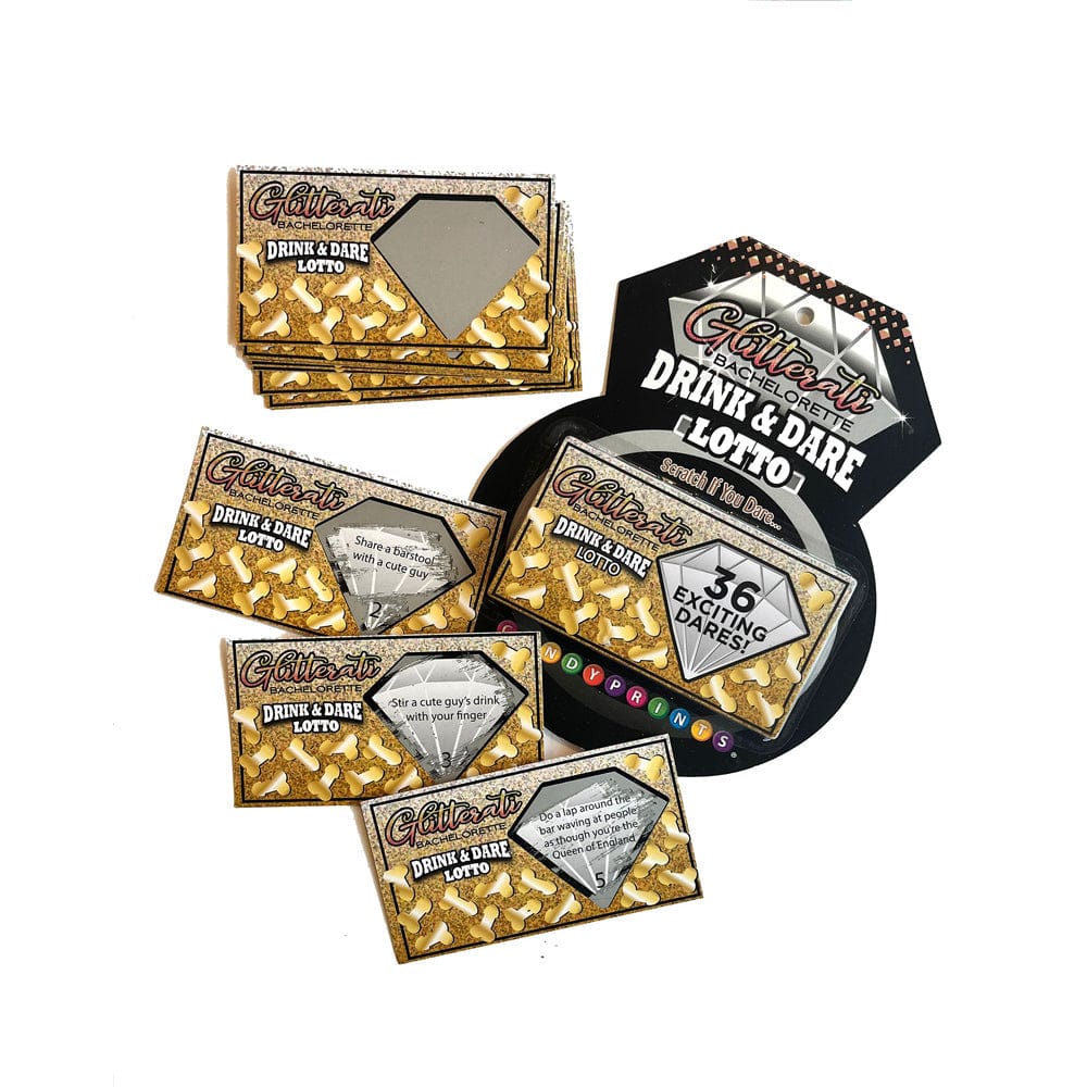 Glitterati Drink & Dare Lotto 36pc *